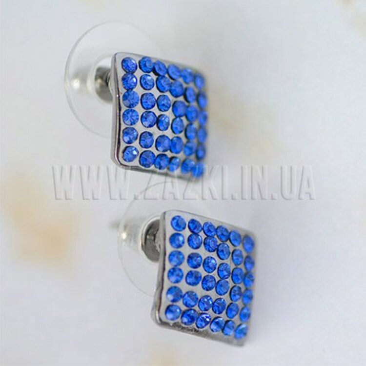 Серьги "Ромб"